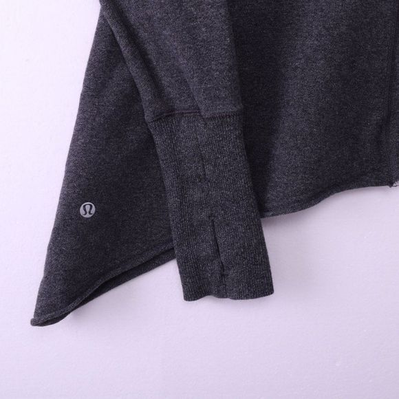 LULULEMON Asymmetric Hem Gray Sweatshirt - Picture 5 of 5